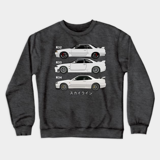 Skyline GT-R Crewneck Sweatshirt by JDMzone